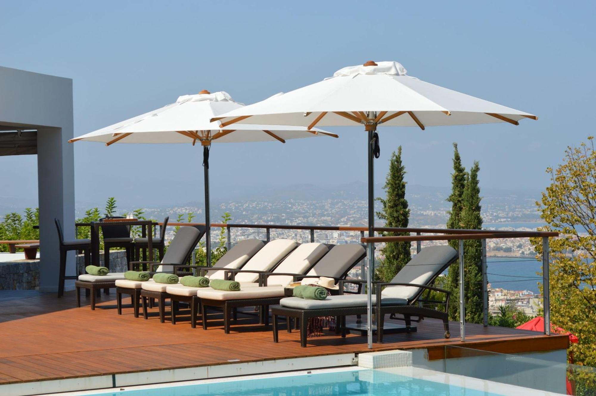 חאניה Villa Terra Creta Luxury Retreat And Spa מראה חיצוני תמונה