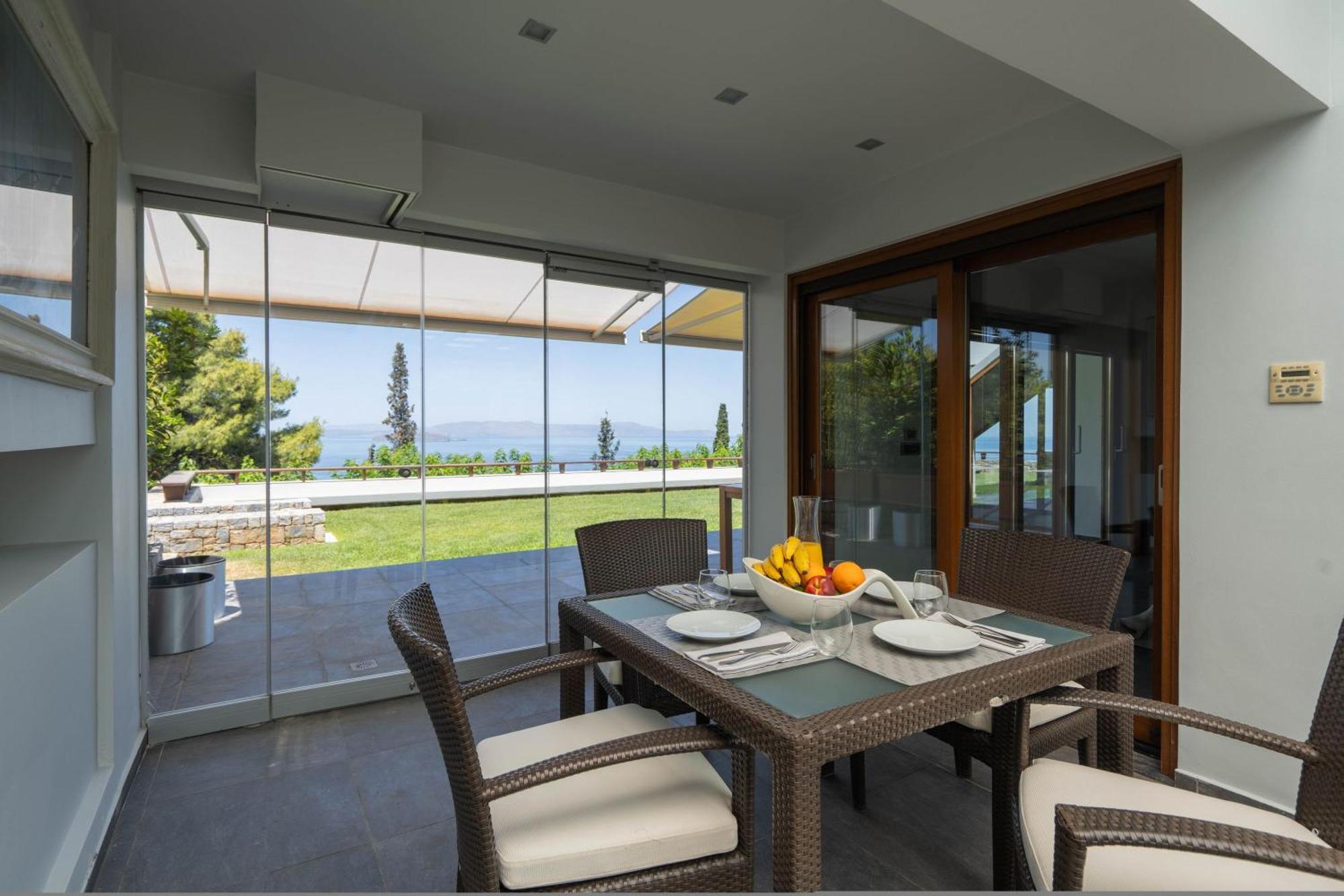 חאניה Villa Terra Creta Luxury Retreat And Spa מראה חיצוני תמונה