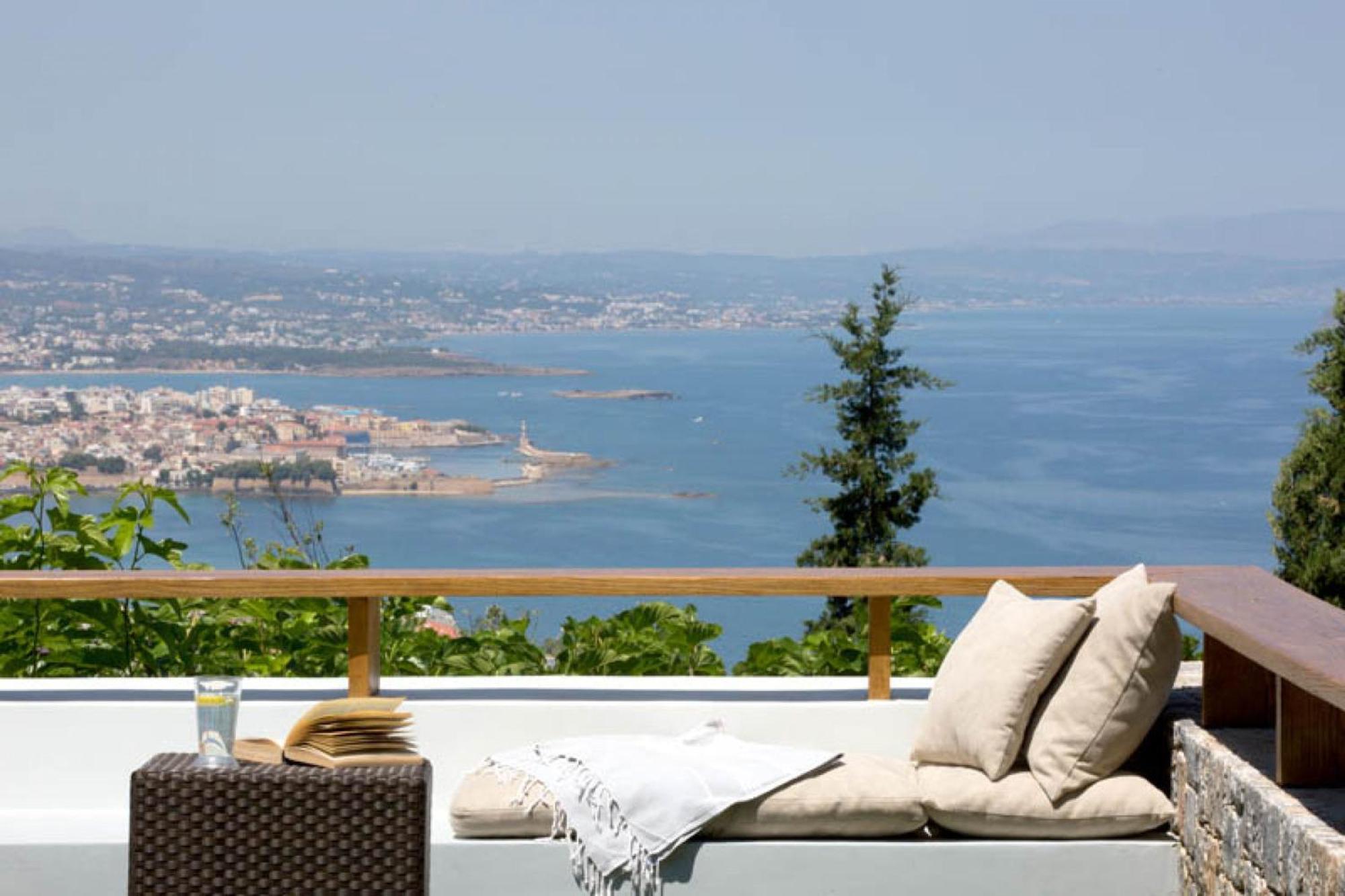 חאניה Villa Terra Creta Luxury Retreat And Spa מראה חיצוני תמונה